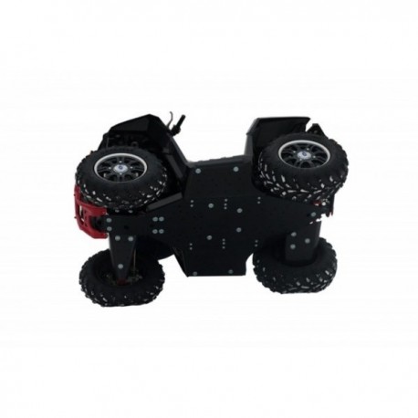 Protection Sabot Central Marchepieds Trains Avant Arrière-Polaris-850 Scrambler-1000 Scrambler