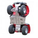 Skid Plate Full Kit Aluminium Honda - TRX 500 FPE - TRX 500 FE