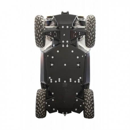 Skid Plate FULL KIT HDPE Plastic + WINCH MOUNT Alu Polaris Sportsman ACE ETX 570 900 