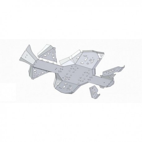 Skid Plate Full Kit Aluminium Alloy CanAm-Renegade 500 G2-Renegade 800 G2-Renegade 1000 G2