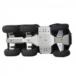 Sabot Central-Protections Marches Pieds-Trains Avant Arrière-Polaris-800 Big Boss