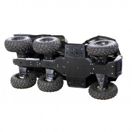 Sabot Central-Protections Marches Pieds-Trains Avant Arrière-Polaris-800 Big Boss