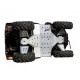 Protection Alu-Sabot Central-Protections Marchepieds-Trains Avant Arrière-Arctic Cat - TRV 500 550 700