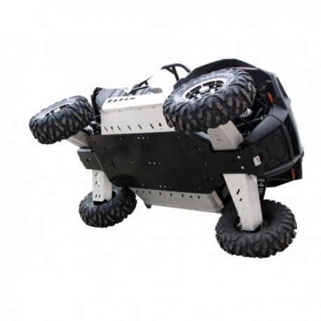 Skid Plate FULL KIT Plastic Aluminium Alloy Polaris RZR 800S 