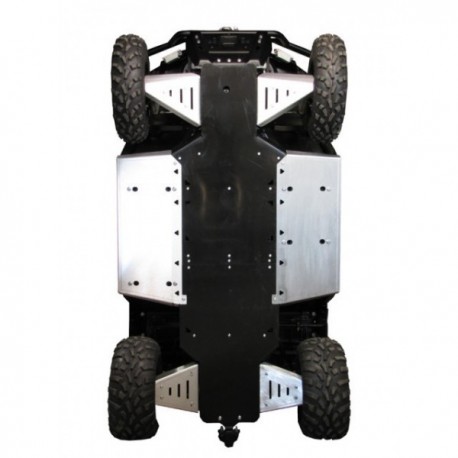Protection Alu PHD-Sabot Central-Protections Latérales-Train Avant-Polaris 400 Ranger