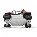 Protection Alu-Sabot Central-Protections Latérales-Trains Avant Arrière-Polaris RZR800