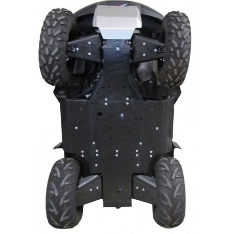 Skid Plate FULL KIT Plastic Aluminium Alloy Suzuki LTA 450 700 750 KingQuad