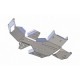 Skid Plate FULL KIT Aluminium Alloy Suzuki LTA 400 F Eiger