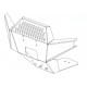 Front protection Aluminium Alloy Kawasaki KVF650 BruteForce KVF750 BruteForce