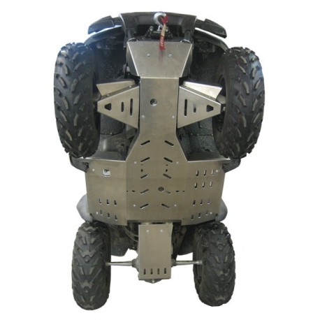 Protection Alu Sabot Central Protections Marches Pieds Trains Avant Kawasaki KVF650 Brute Force
