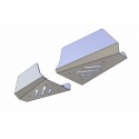 Protections Trains Avant Arrière Polaris Sportsman 550XP 850XP Sportsman 550 X2 850X2 850 Scrambler