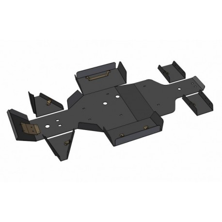 Skid Plate Full Kit HDPE Plastic Linhai 400