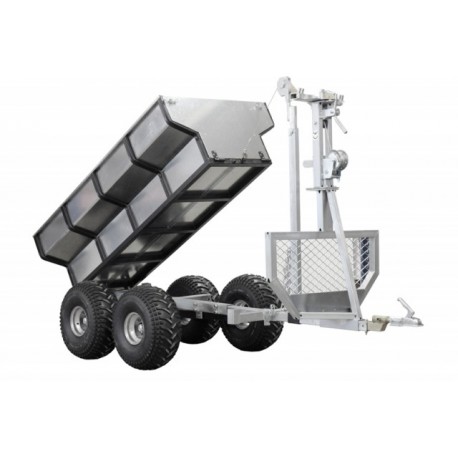ATV SSV Timber Trailer Cargo Box Crane