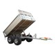 Remorque Quad SSV UTV Capacité 1500 Kg - Relevage Hydraulique Electrique