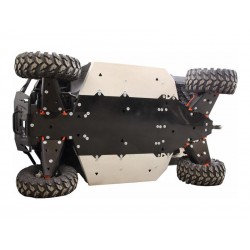 Protection Alu PHD Sabot Central Protection Marchepieds Trains AV AR Polaris Ranger 1000 XP