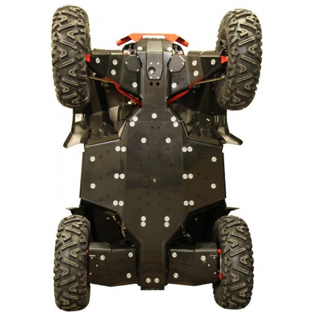 Skid Plate Full Kit HDPE Plastic Polaris Scrambler XP 1000 S
