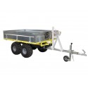 Remorque pour Quad SSV MiniTracteur Capacité 1200 Kg