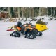 Lame à Neige Plastique Conique Quad SSV Longueur 152 cm