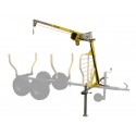 Crane for ATV SSV Timber Trailer Capacity 1000 Kg