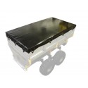 Bache PVC pour Benne Remorque Forestière Capacité 1200 Kg Quad SSV UTV