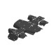Skid Plate Full Kit Plastic HDPE Segway Snarler AT6 S