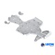 Protection Alu Sabot Central Protections Marches Pieds Trains Avant Arrière CF Moto CFORCE 850 CFORCE 1000 