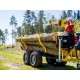 Remorque Forestière Charge Longue Quad SSV UTV Capacité 1200 Kg