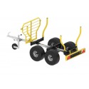 ATV SSV Timber Trailer Capacity 1200 Kg with Road use Homologation