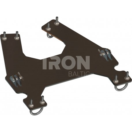 Kit de Fixation Lame à Neige CFORCE C5 Touring CFORCE C4 GOES Terrox 550S GOES Terrox 550L CFORCE C5 CFORCE C4 Touring